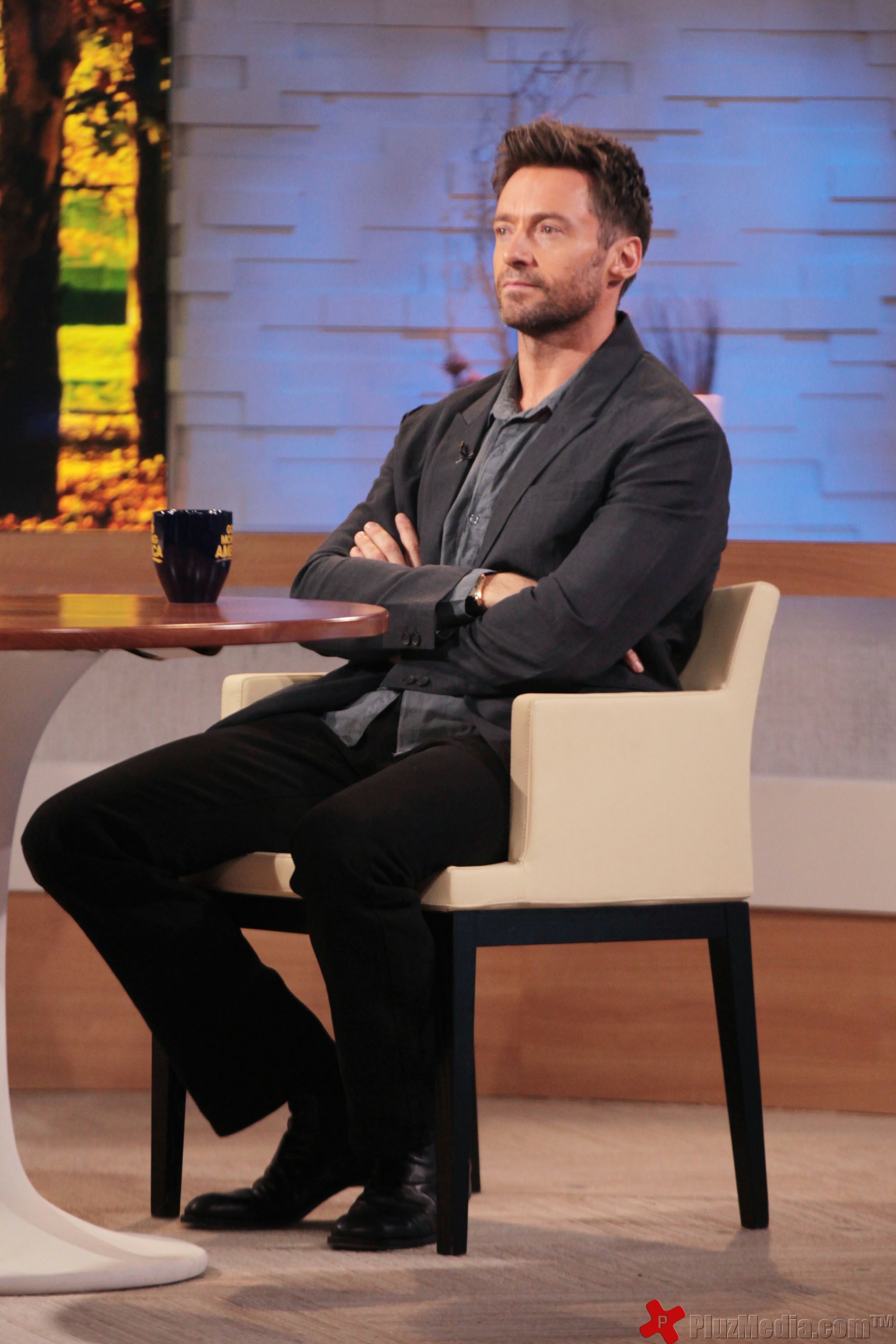 Hugh Jackman at ABC studios for an appearance on 'Good Morning America' | Picture 94556